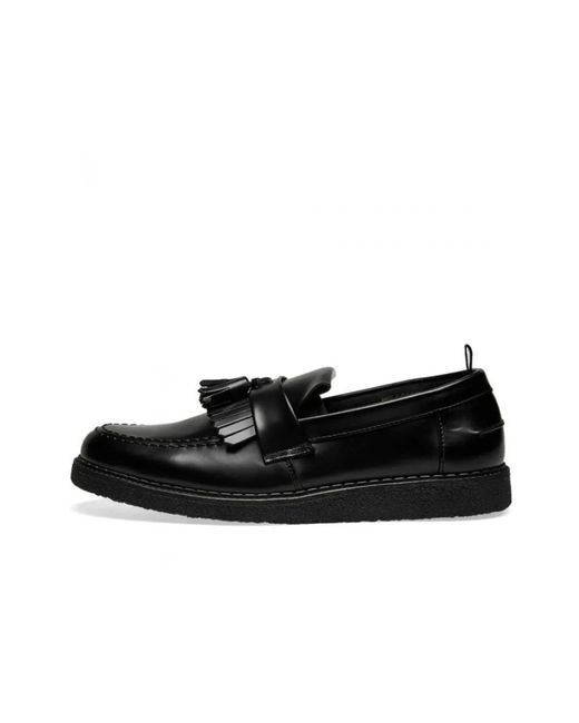 Fred Perry Black Loafers for men