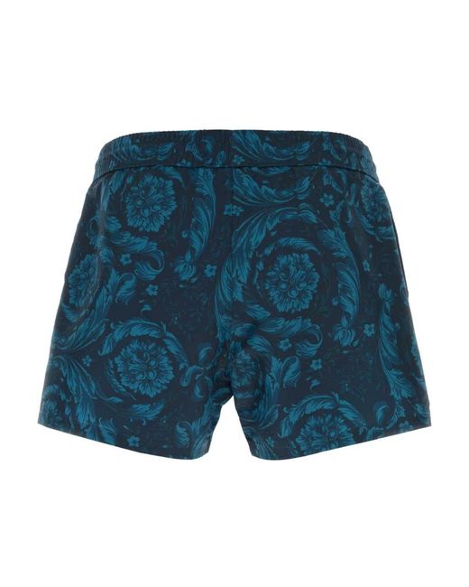 Beachwear Versace de hombre de color Blue
