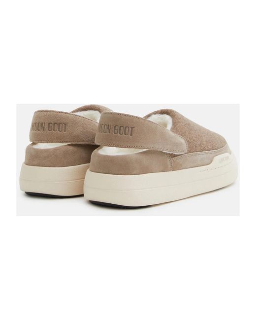 Moon Boot Clogs in het Natural