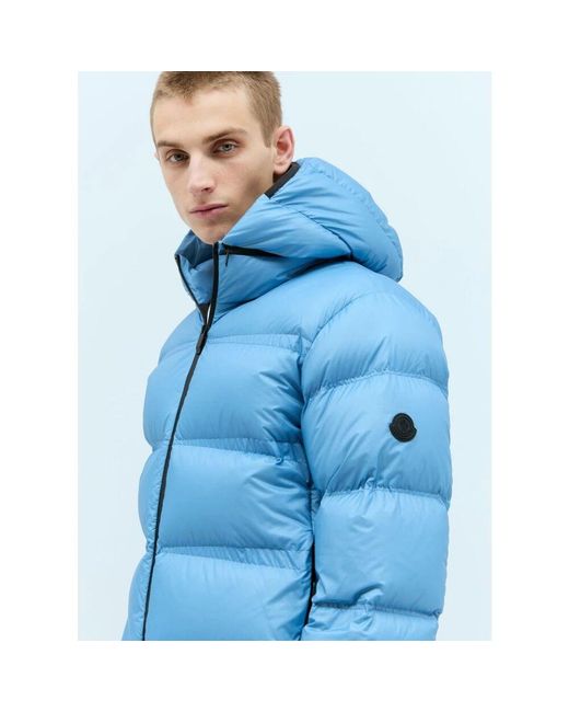 Down Jackets di Moncler in Blue da Uomo