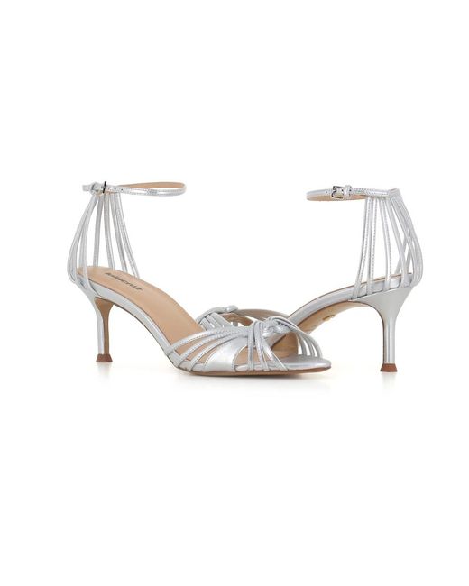 Lola Cruz White High Heel Sandals
