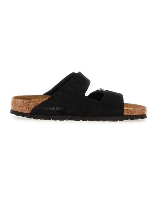 Birkenstock Black Sliders