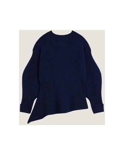 Givenchy Asymmetrische Trui in het Blue
