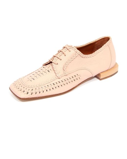 Zinda Pink Laced Shoes