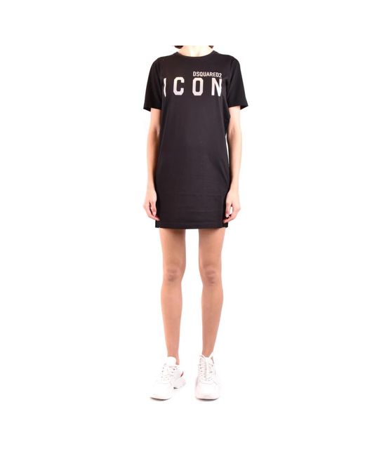 DSquared² Black Short Dresses
