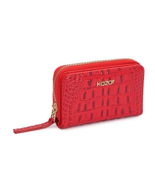 Wallets & Cardholders di Kazar in Red