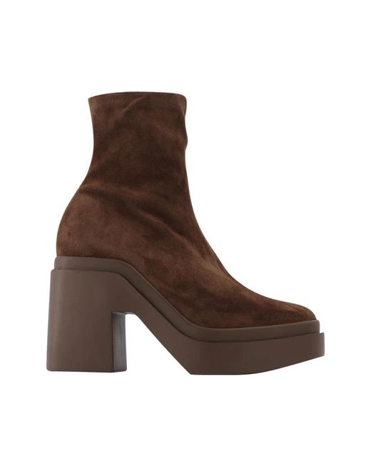 Robert Clergerie Brown Ankle Boots