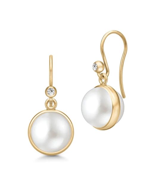 Julie Sandlau Earrings in het Metallic