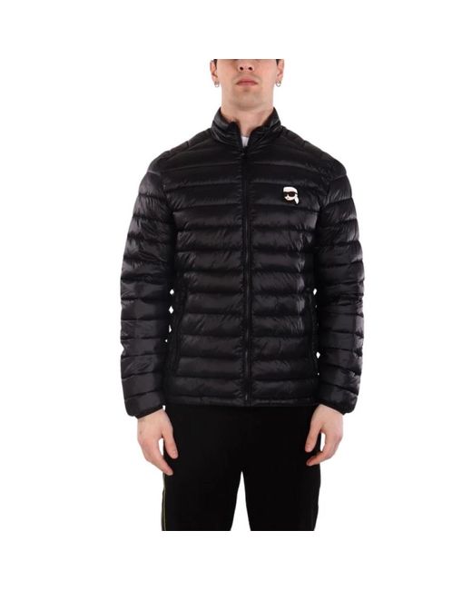 Karl Lagerfeld Black Winter Jackets for men