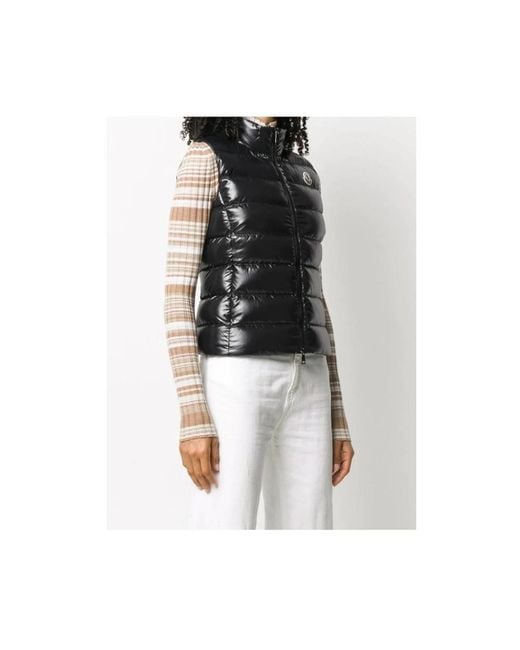 Moncler Black Waistcoats