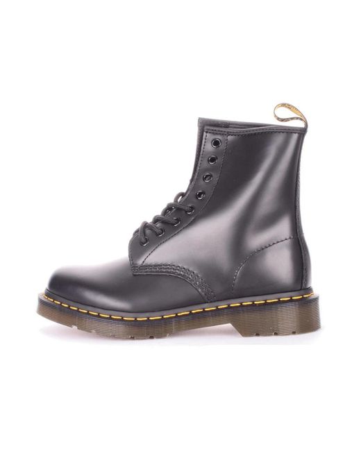 Dr. Martens Gray Lace-Up Boots