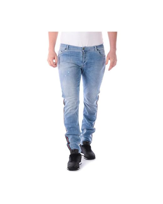Daniele Alessandrini Blue Slim Fit Jeans for men