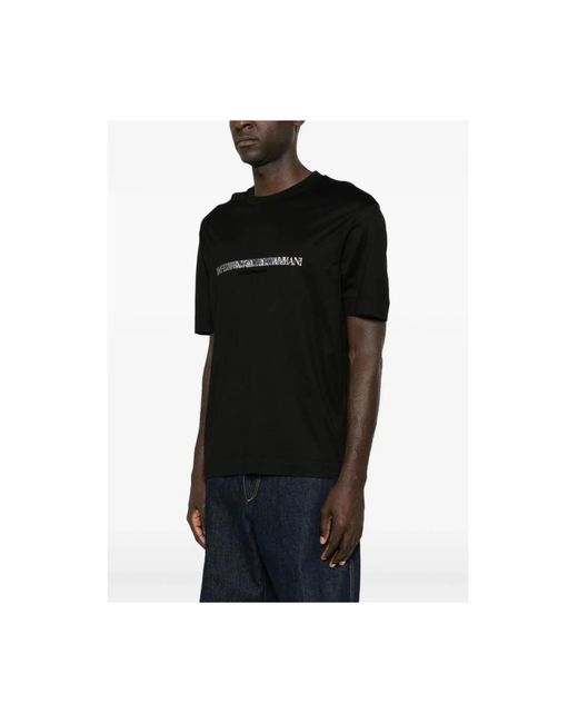 Emporio Armani Black T-Shirts for men
