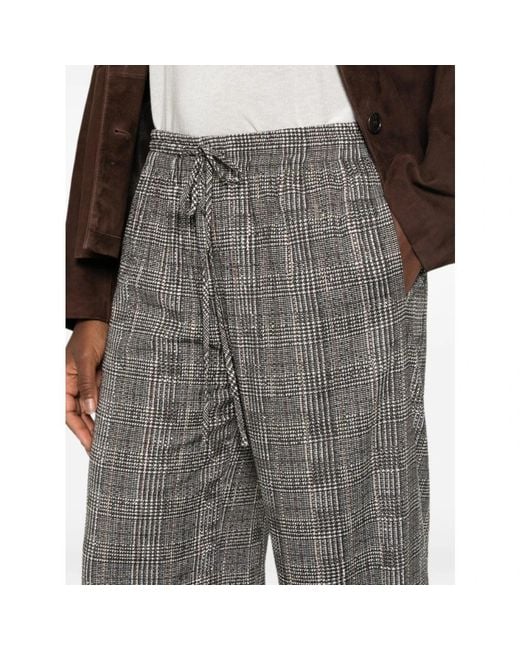 Ermanno Scervino Gray Straight Trousers