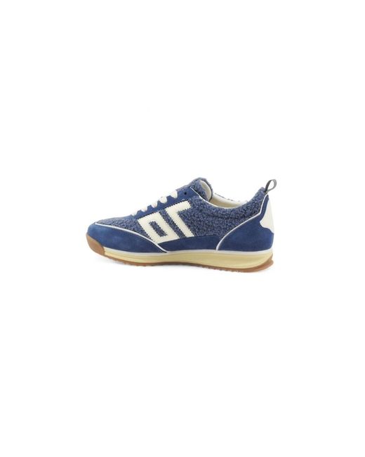 Back70 Schoenen ,Blauw ,Leer Cloud Sneaker in het Blue