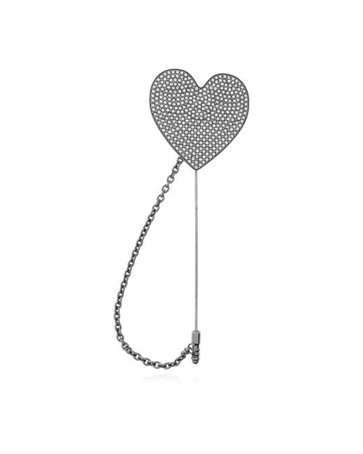 Brooches Moschino en coloris Metallic