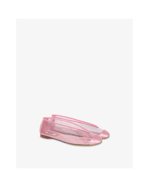 Moschino Pink Ballerina Shoes