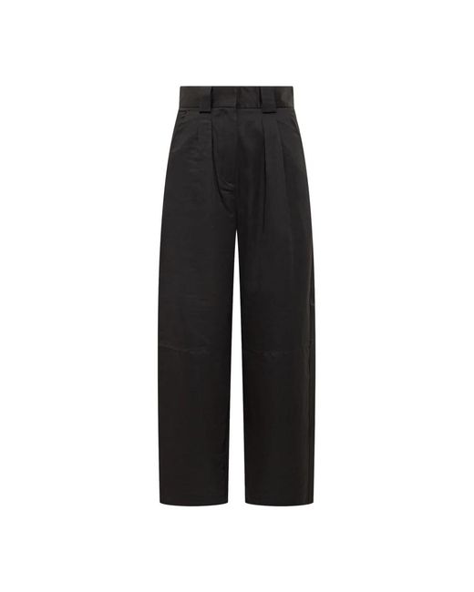 IRO Broeken ,Zwart ,Leer Danny Pants in het Black
