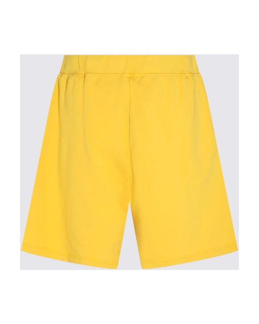 DSquared² Yellow Casual Shorts for men