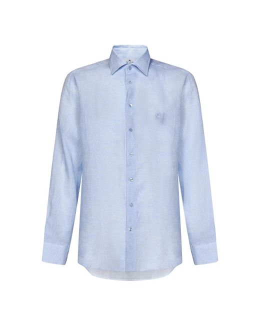 Etro Blue Casual Shirts for men