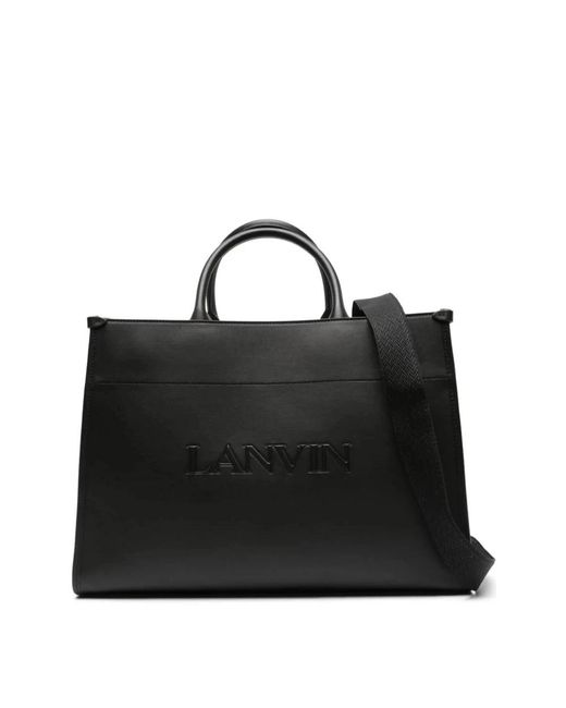 Lanvin Black Tote Bags