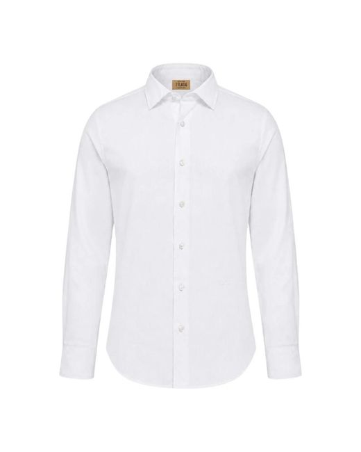 Alviero Martini 1A Classe White Formal Shirts for men