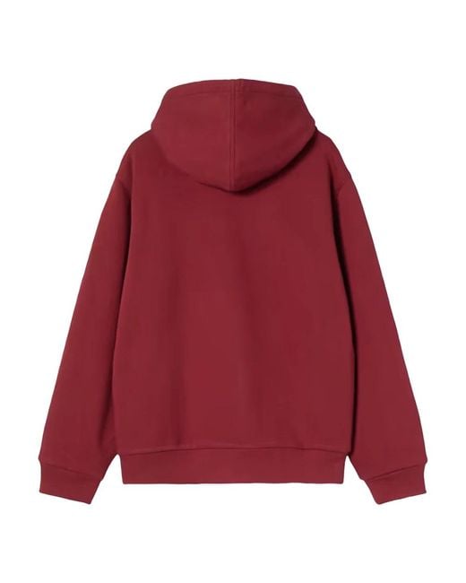 Carhartt Active Sweat Jacket in het Red voor heren