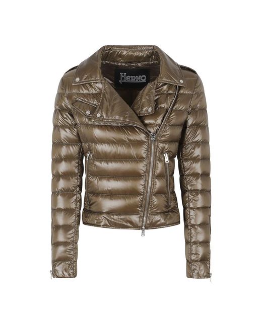 Herno Green Down Jackets