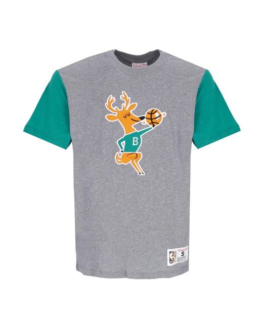 T-Shirts di Mitchell & Ness in Gray da Uomo