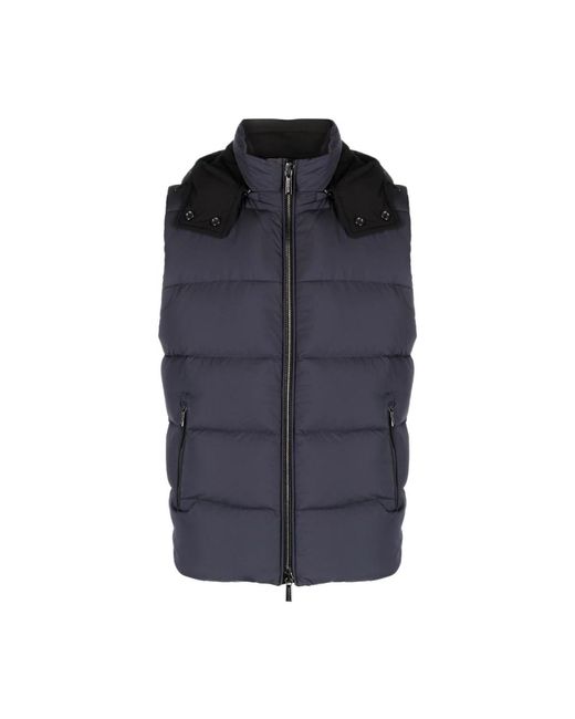 Moorer Vests in het Blue voor heren