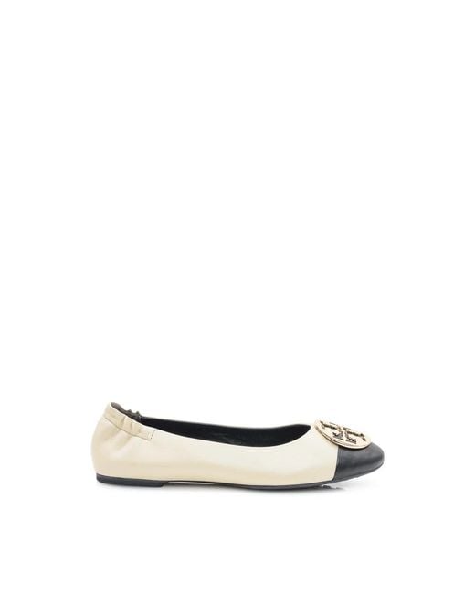 Tory Burch Metallic Ballerinas