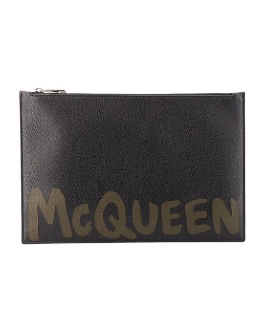 McQueen Black Wallets & Cardholders for men