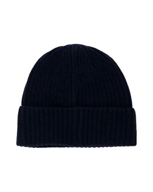Stone Island Blue Beanies for men