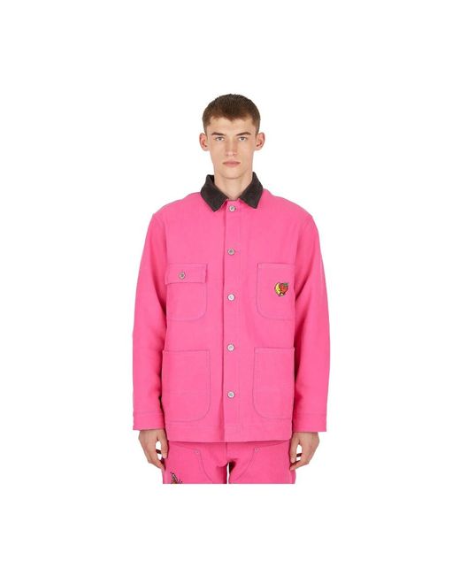 Sky High Farm Pink Light Jackets for men