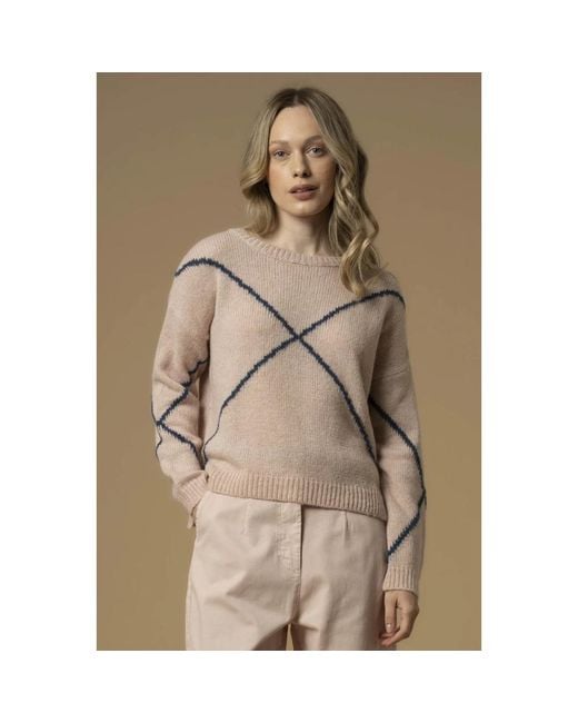 Kocca Purple Round-Neck Knitwear