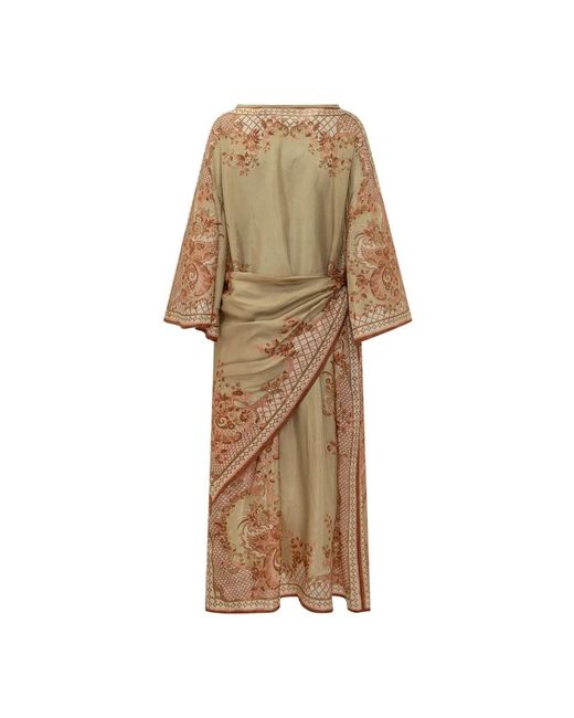 Zimmermann Wrap Jurken in het Natural