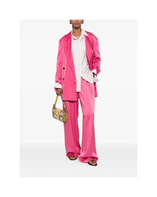 Dries Van Noten Giacca in het Pink