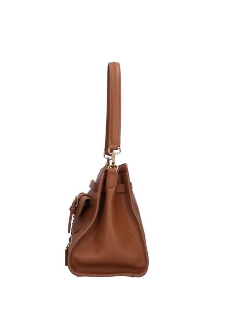 La Carrie Brown Shoulder Bags