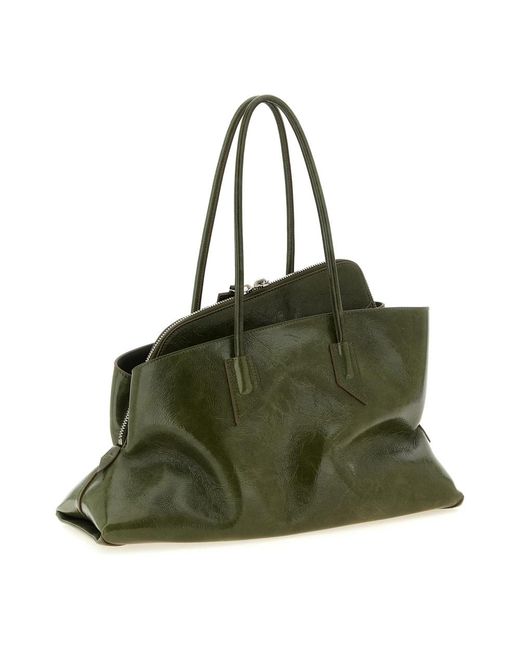 The Attico Green Shoulder Bags