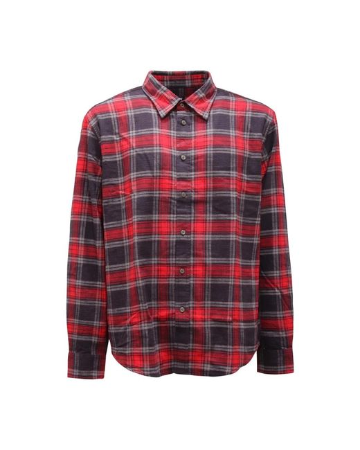 DIESEL Red Casual Shirts for men