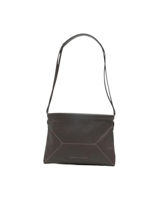 Brunello Cucinelli Black Cross Body Bags