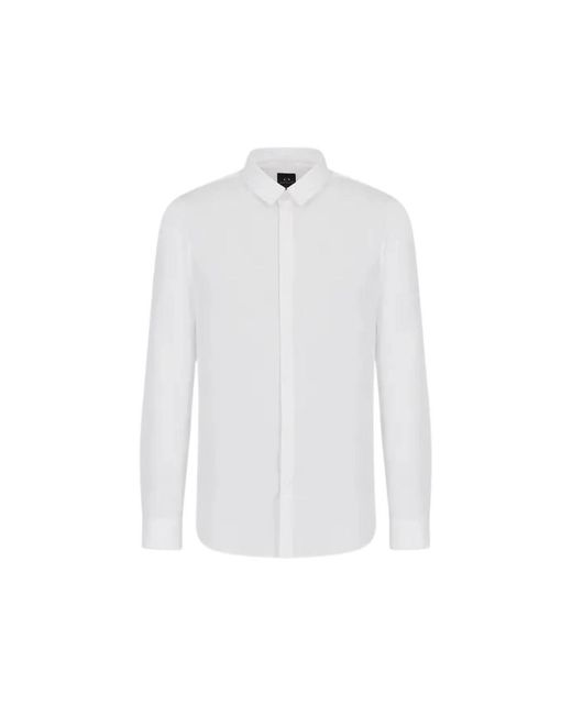 ARMANI EXCHANGE White Formal Shirts for men