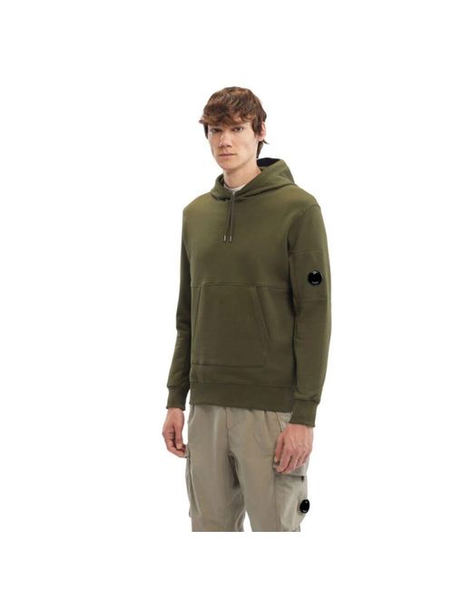 C P Company Green Hoodies for men