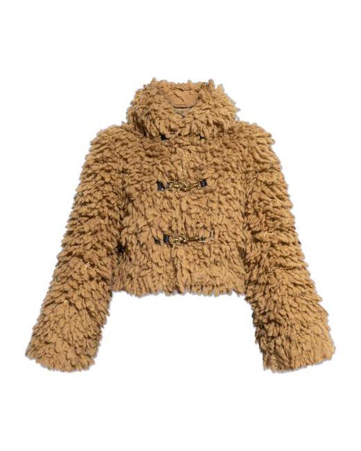 Burberry Metallic Faux Fur & Shearling Jackets