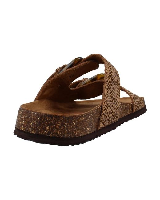 Sliders MTNG en coloris Brown