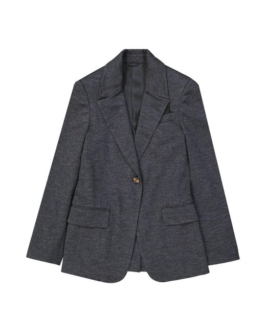 Brunello Cucinelli Blue Blazers