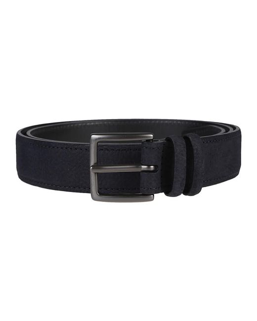 Orciani Klassischer ledergürtel in Black für Herren