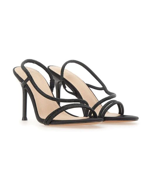 Twentyfourhaitch Metallic High Heel Sandals