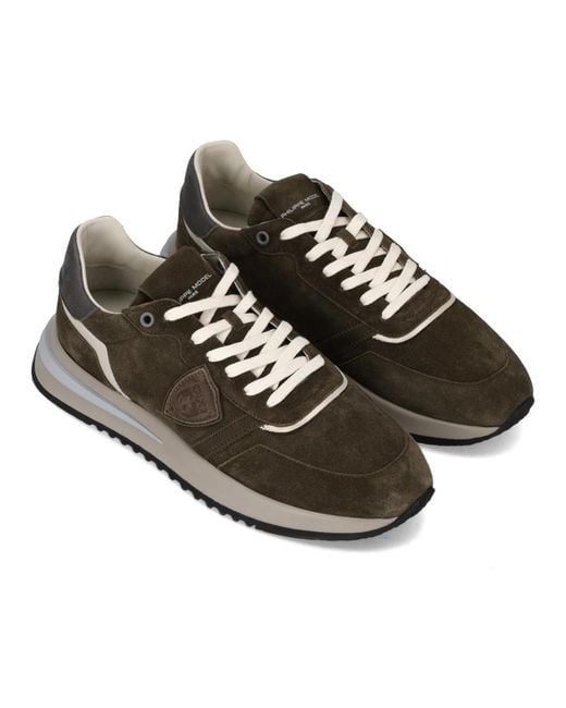 Philippe Model Brown Sneakers for men