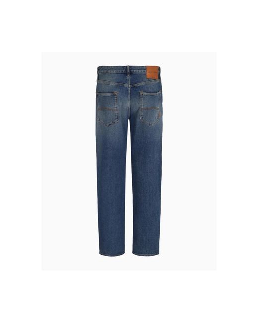 ARMANI EXCHANGE Blue Straight Jeans for men